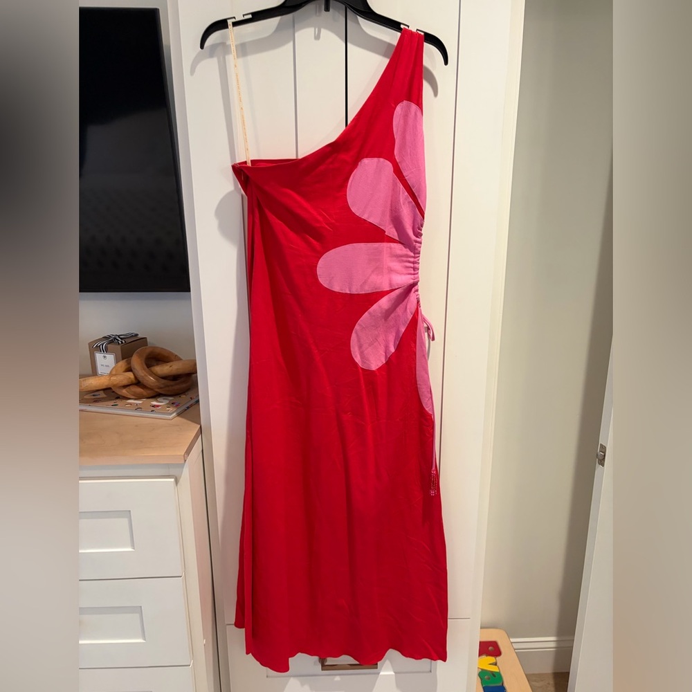 FARM Rio one shoulder dress